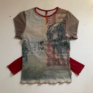 COP COPINE SHEER TOP